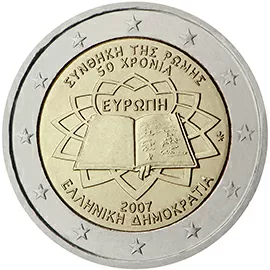 Greece 2 euro (2007) - 50 years treaty of Rome